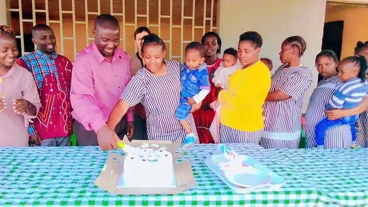 Child receiving support